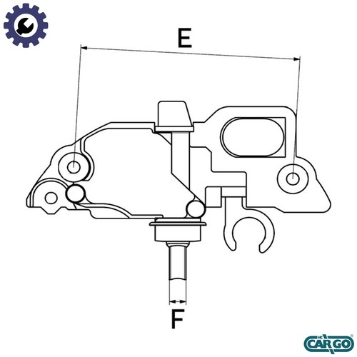 Alternator regulator 032 333 - regulator,