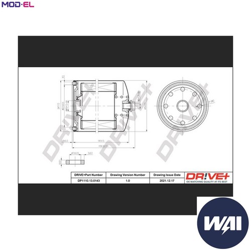 Fuel filter dp1110 0143 for - fuel,