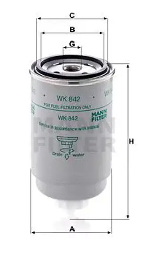Fuel filter spin - filter, spin-on