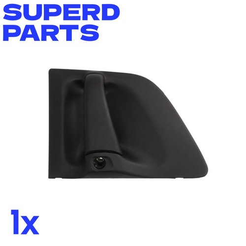 Door handle external - r, black