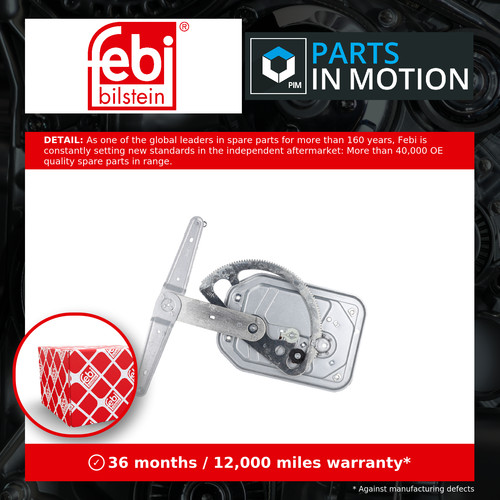 Window regulator front - regulator, left