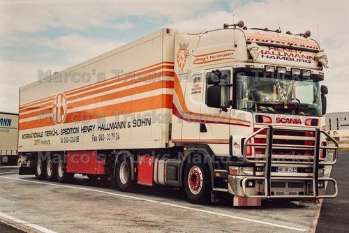 Truck photo scania 144 - 460, box